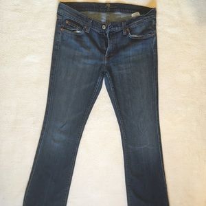 7s For All Mankind Medium Wash Flare